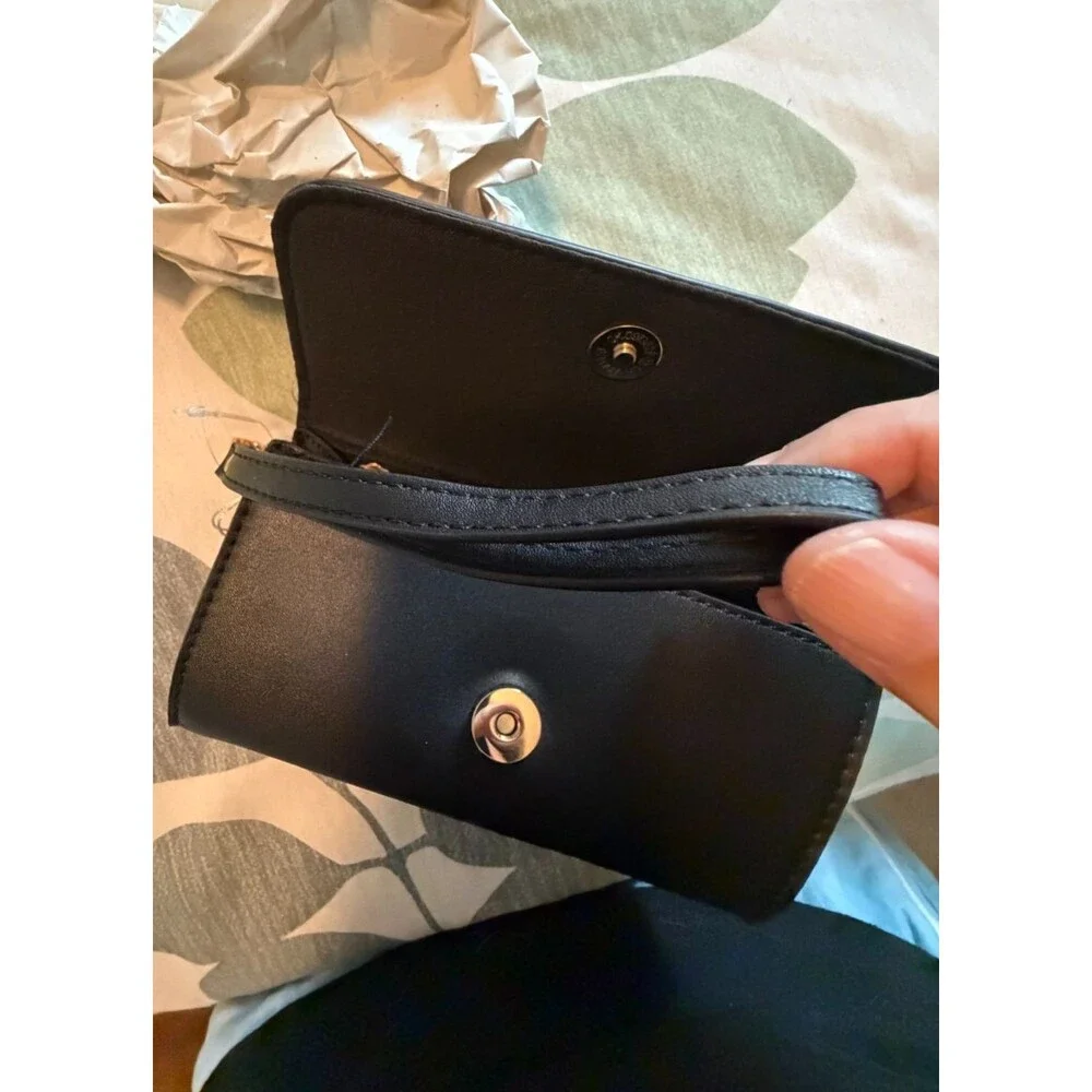 NWT CXL by Christian Lacroix Park Small Clutch Wristlet Black